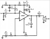 lm1875功放电路图 制作LM1875应用功放电路图纸原理图