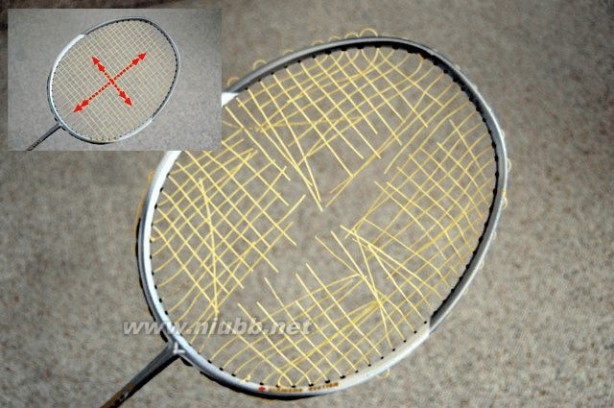中羽在线 中羽在线羽毛球拍拉线方法详解2(P3-P10)