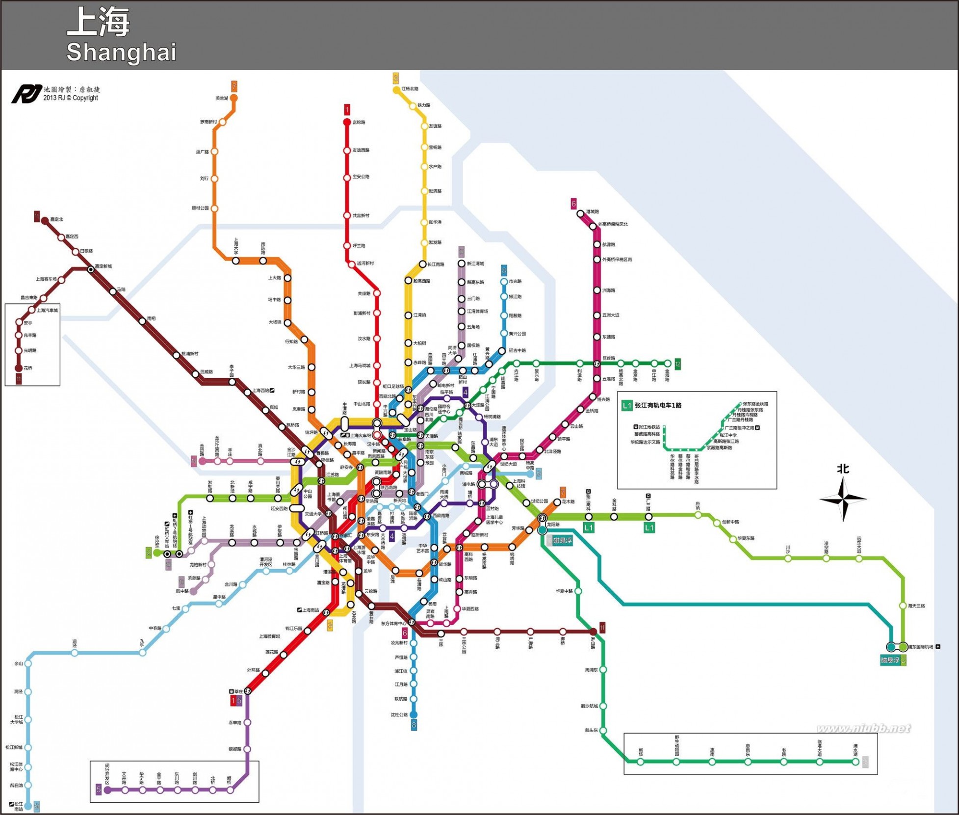 上海地铁线路图 最新 上海地铁线路图最新版