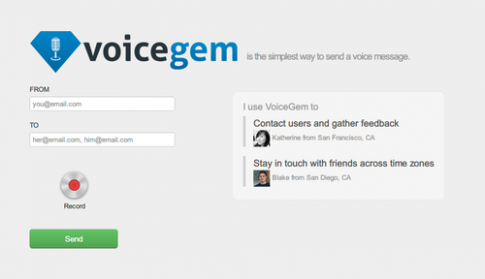 VoiceGem：温暖的异步语音邮件服务