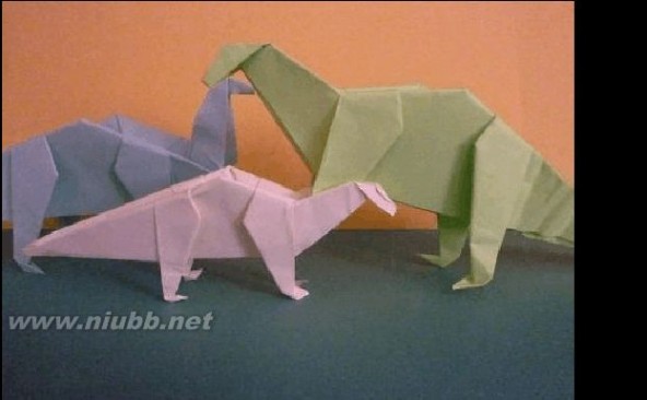 几分钟折纸网 几分钟手工折纸恐龙教程