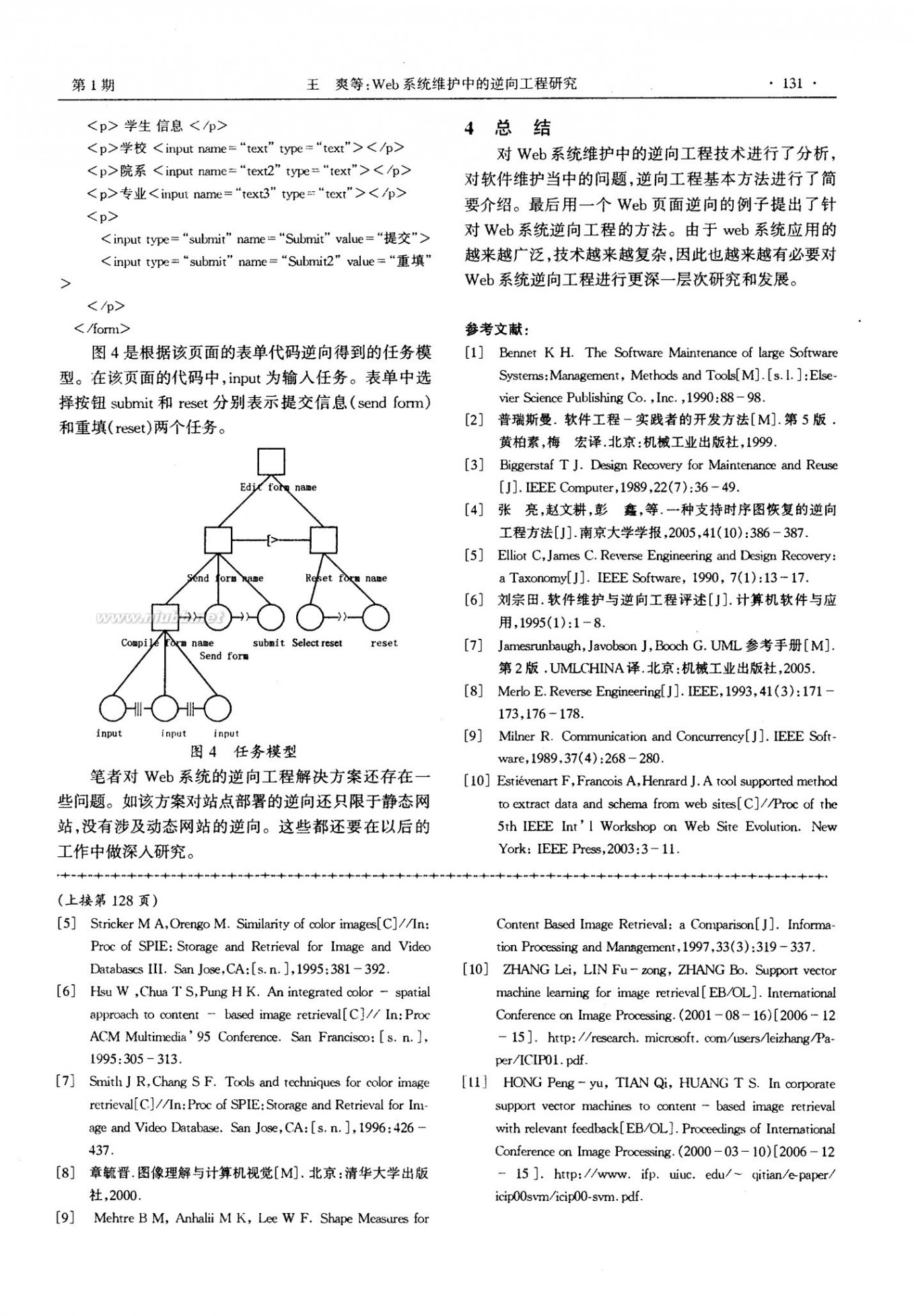 系统维护中 Web系统维护中的逆向工程研究