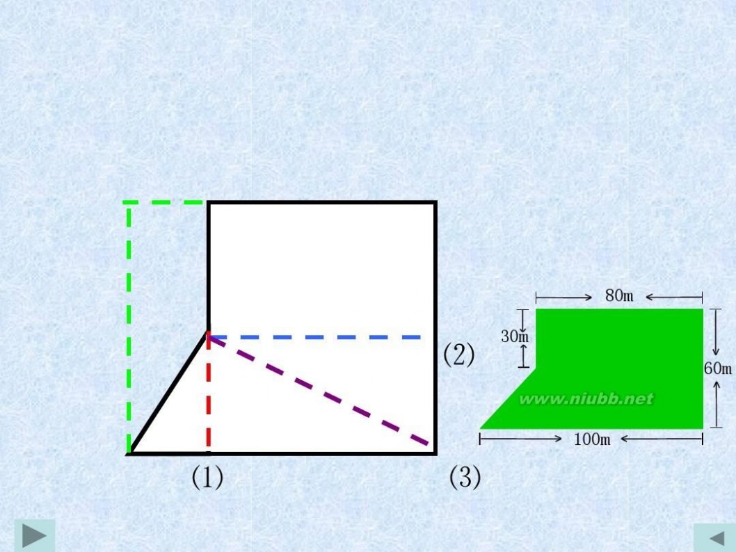 多边形的面积 《多边形面积计算的方法》PPT
