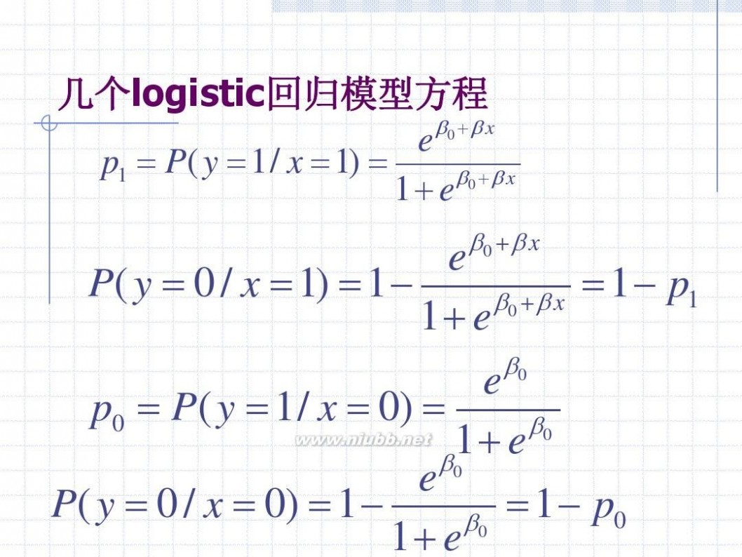 logistic logistic回归分析