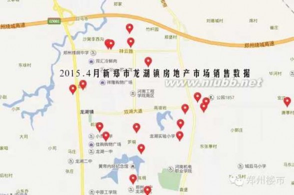 新郑龙湖吧 2015.4月新郑龙湖镇房地产市场销售数据分析
