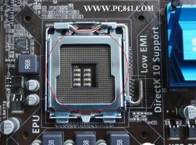 华硕G41的CPU插槽