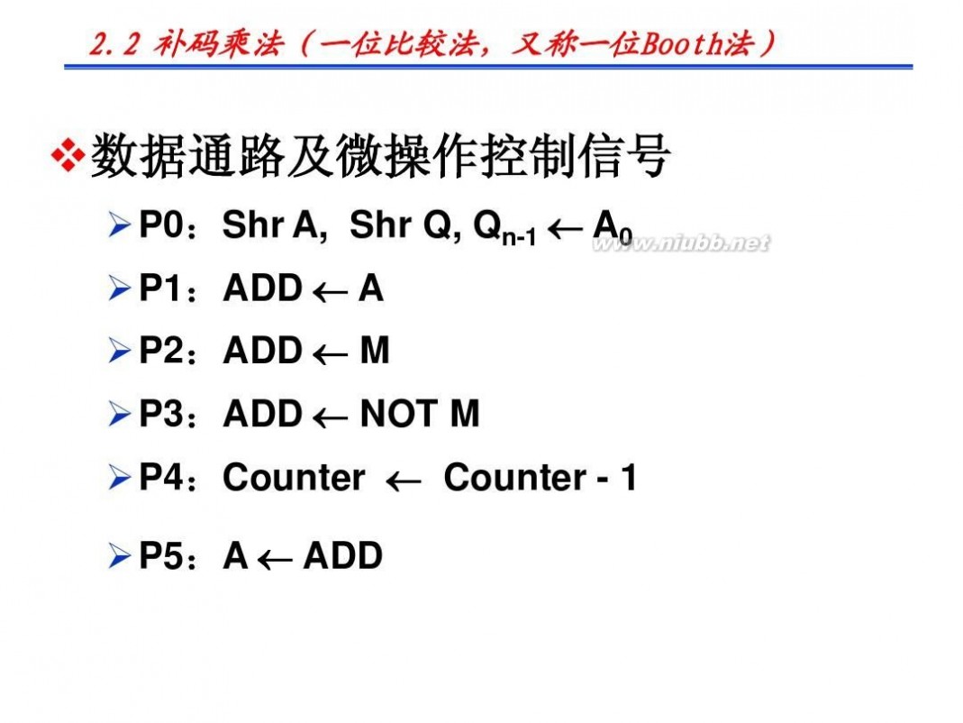 booth算法 计算机组成原理CPU运算方法(Part4)