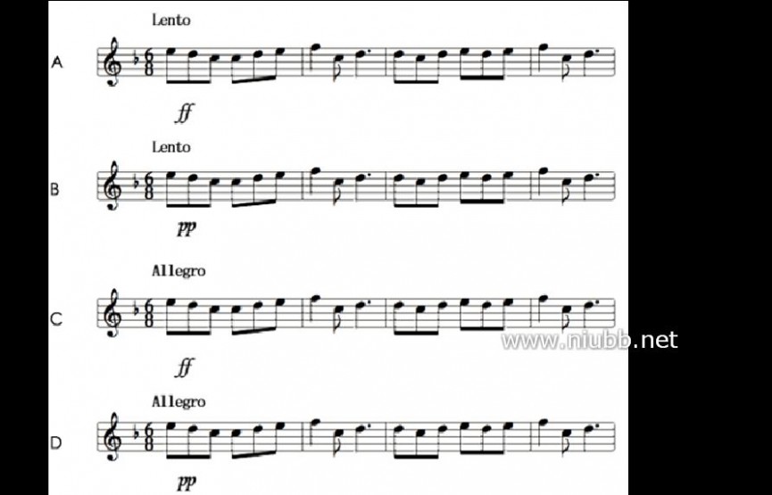 音基 2014年中央音乐学院音基考试模拟试卷