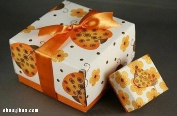 纸包装 礼物包装盒折法图解 手工折纸包装纸盒方法