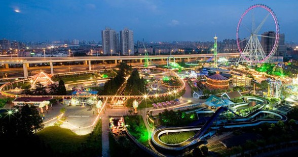 锦江乐园摩天轮 城市转角 遇见浪漫 盘点上海的约会胜地 情人节约会去哪里