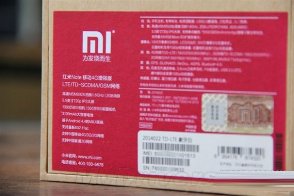 红米note4g版 999元红米Note 4G增强版和标准版对比图赏