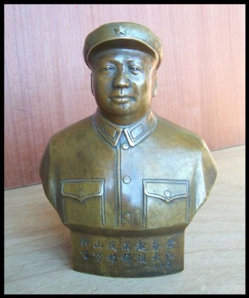 湖南主席铜像图片