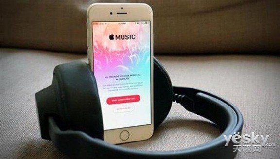 苹果流音乐服务AppleMusic单月听众达4400万