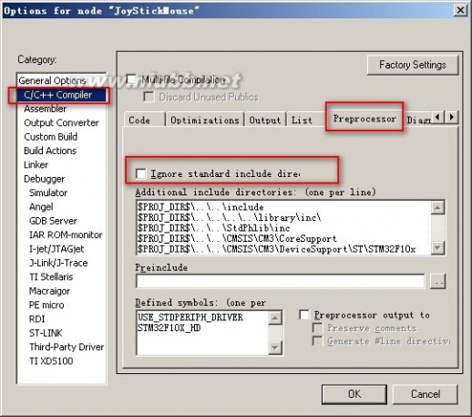 fatalerror Fatal Error[Pe1696]: cannot open source file stm32f10x