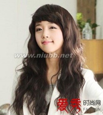 韩国最唯美水波纹发型图片_水波纹发型图片