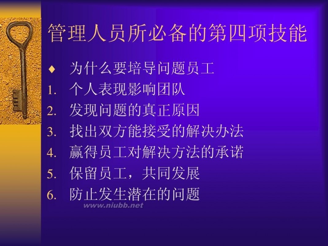 管理者的技能 管理者八大技能