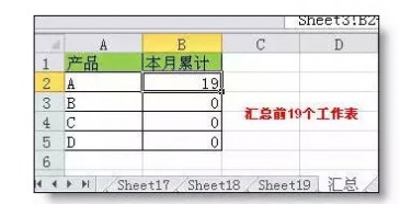 如何利用函数在excel中作求和统计