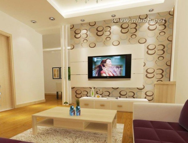 客厅电视背景墙装修效果图：三十款2014最有创意的客厅电视背景墙设计