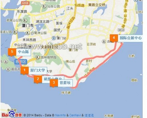 台湾车轮饼 厦门旅游部分指点