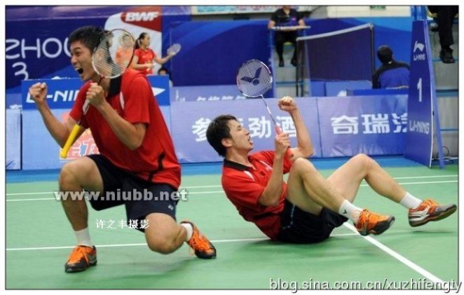 《2013羽毛球世锦赛：男双爆冷中华台北选手击败世界排名第一》
