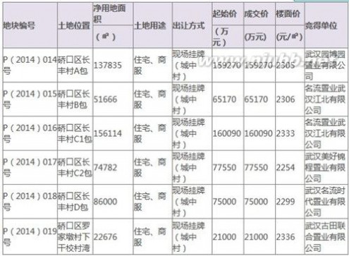 3.6土拍：名流置业豪掷53.7亿底价拿地硚口城中村_名流置业