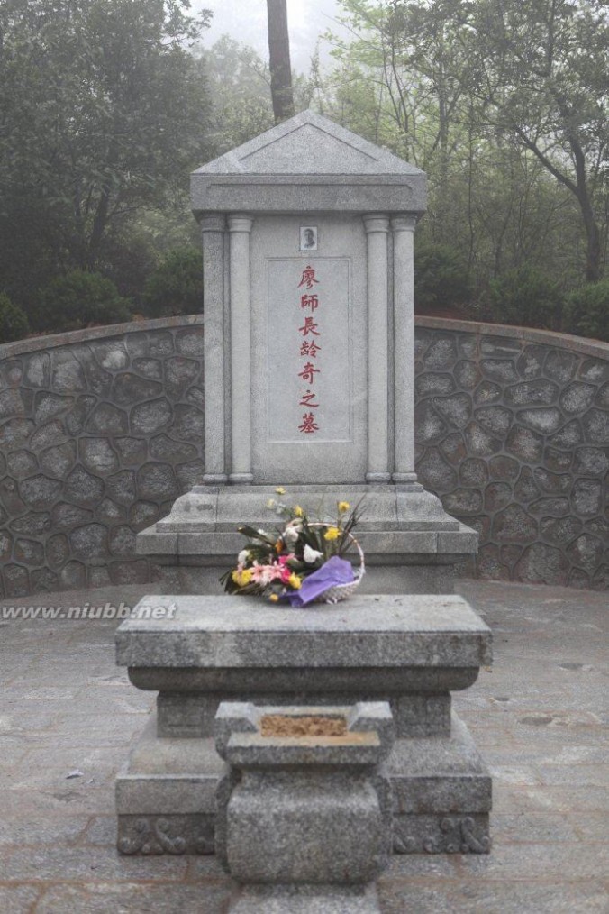 廖芳蔚在《廖龄奇将军墓》修复落成仪式上的讲话