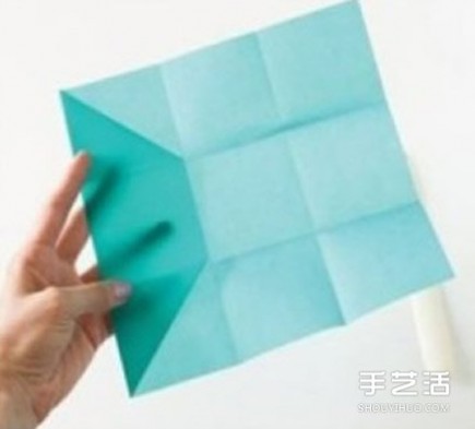 纸盒子的折法图解 如何折方形纸盒的方法 方形盒子的折法图解