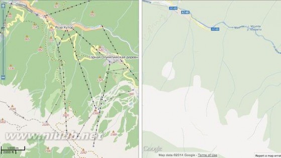 索契地图 索契冬奥会，开源地图OSM完胜谷歌地图