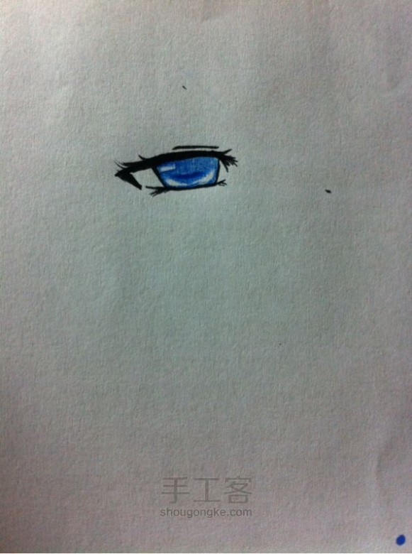 动漫眼睛画法 简易动漫眼睛画法!