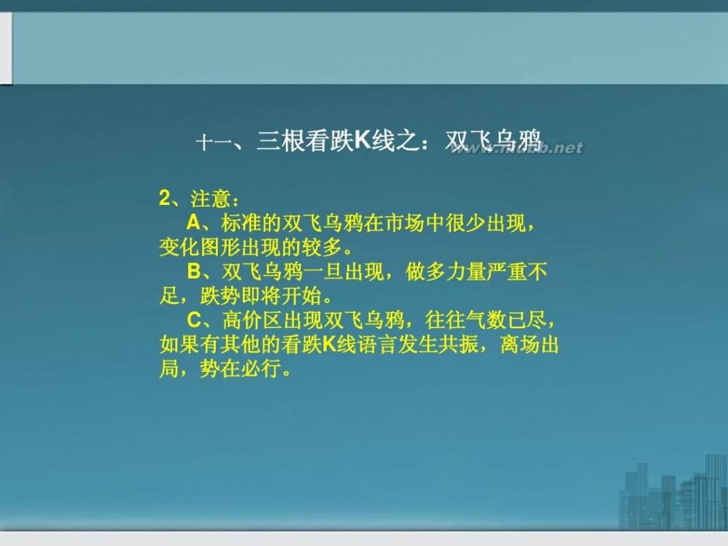 k线图经典图解ppt k线图看跌主要形态经典图解