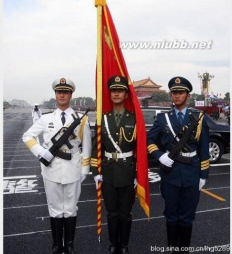 国庆60周年三军仪仗队第一兵----朱振华