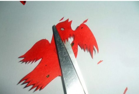 小鸟剪纸怎么剪