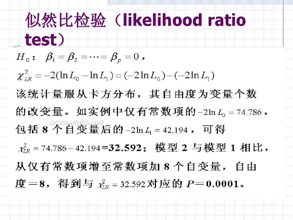 logistic logistic回归分析