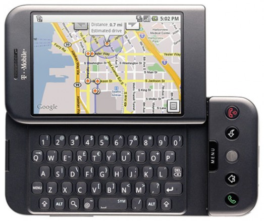 2008年10月22日T-Mobile G1智能手机开始在美国发售