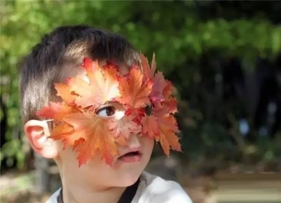 幼儿园树叶面具手工制作 超简单