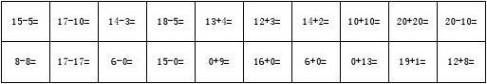 一年级数学下册练习题 2014新版小学一年级下册数学练习题全套