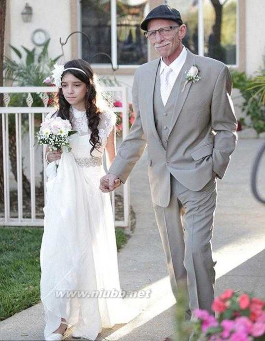 癌症爸爸 癌症父亲与女儿办的感人婚礼