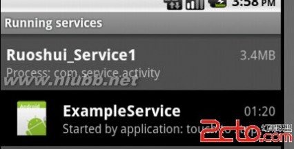 service Android之Service学习篇一：Service启动方式之startService