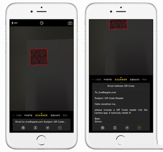 iphone原生相机扫描二维码教程 qr mode插件使用方法