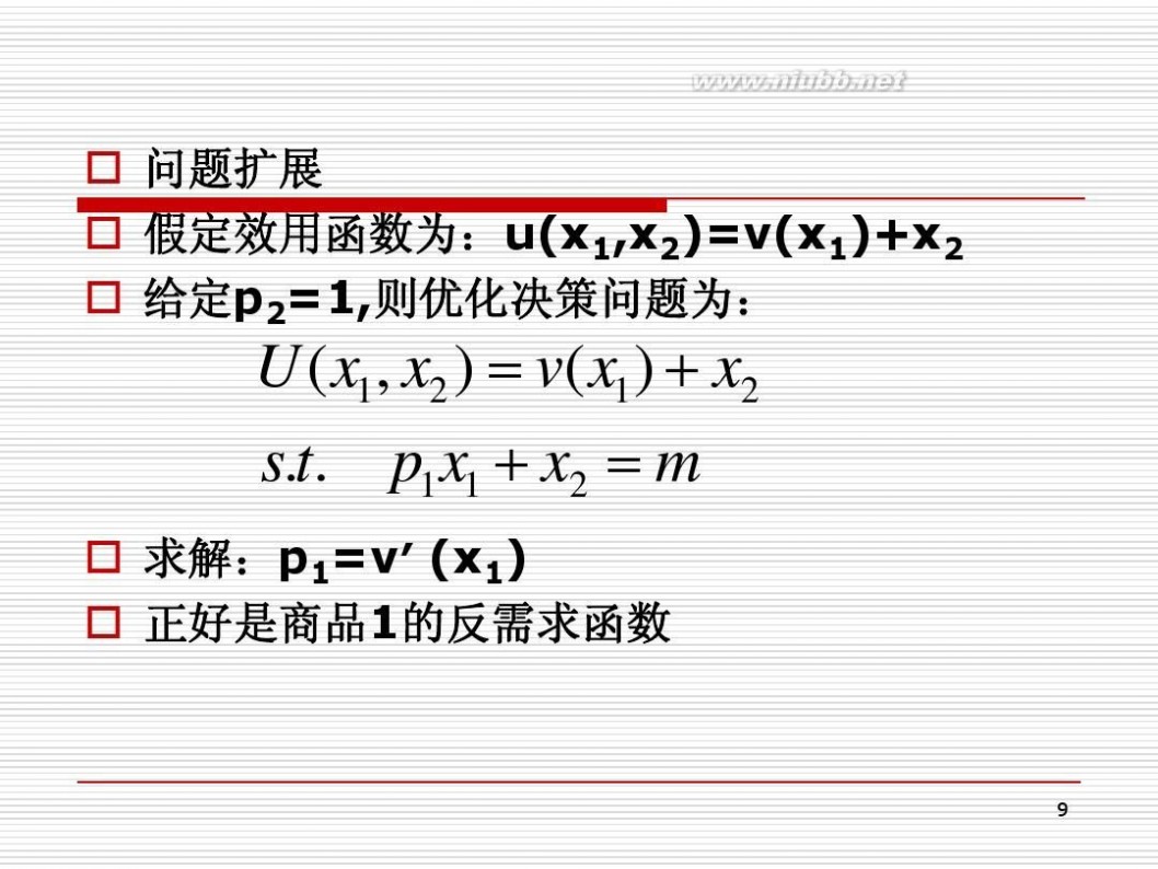 消费者剩余 经济学原理 第十四章 消费者剩余