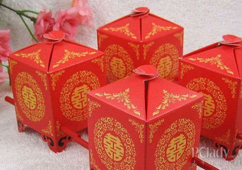个性婚庆用品 【婚庆用品】DIY个性时尚婚礼喜糖盒
