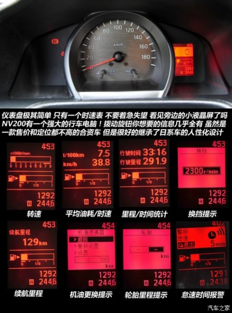 日产 郑州日产 日产NV200 2010款 1.6 尊贵型 232座