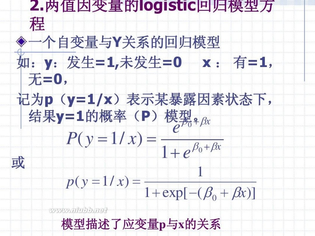 logistic logistic回归分析