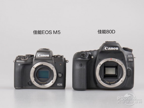 同芯单反和单电大不同?佳能80D对比EOS M5评测