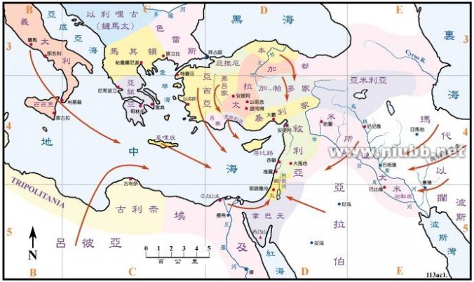 《使徒行传》查经用地图