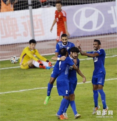 中国对科威特 国足热身赛中国3:1科威特 国足少打一人郜林失点武球王破门