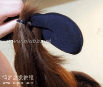 盘发器 海棉盘发器的使用方法+丸子头详细步骤(图解)