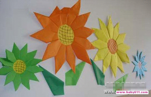 太阳花图片 太阳花--纸工