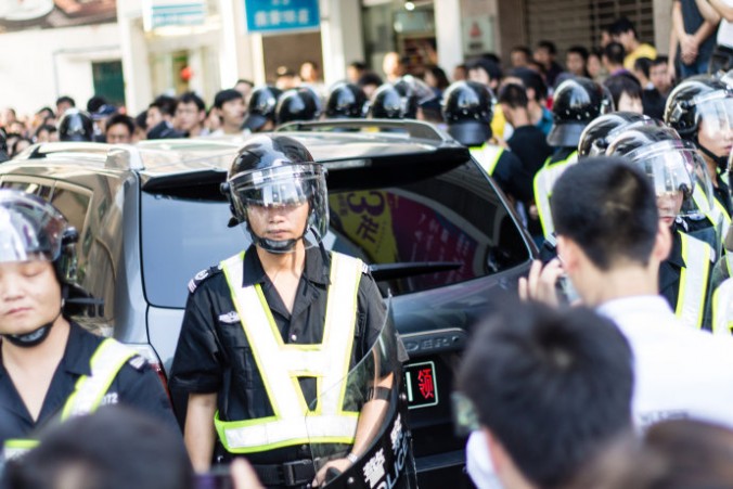 【独家图文纪实】2012年9月16日与9月18日广州反日示威游行