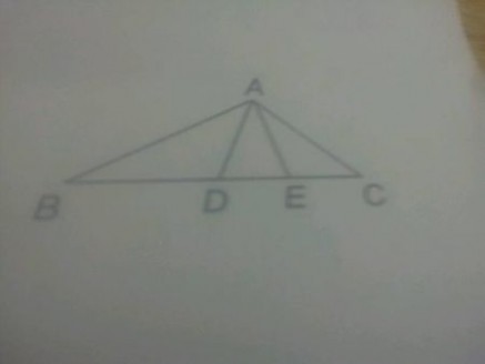 如图在三角形abc中 如图,三角形abc中,BD＝DC=AC,E是DC中点,求证 AD平分角BAE